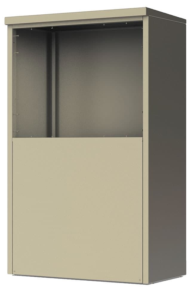4C Depot Cabinet - accommodates any double column 6 high 4C unit - DEP06D - Select Commercial Mailboxes