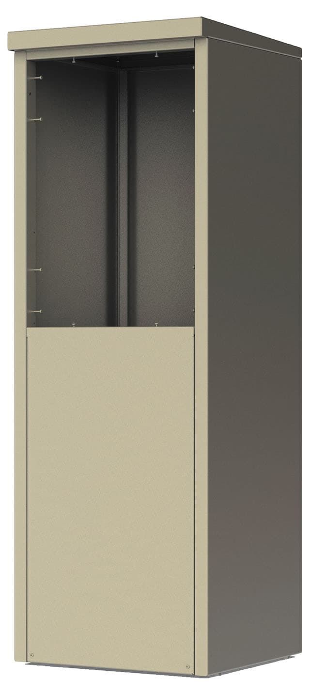 4C Depot Cabinet - accommodates any single column 6 high 4C unit - DEP06S - Select Commercial Mailboxes