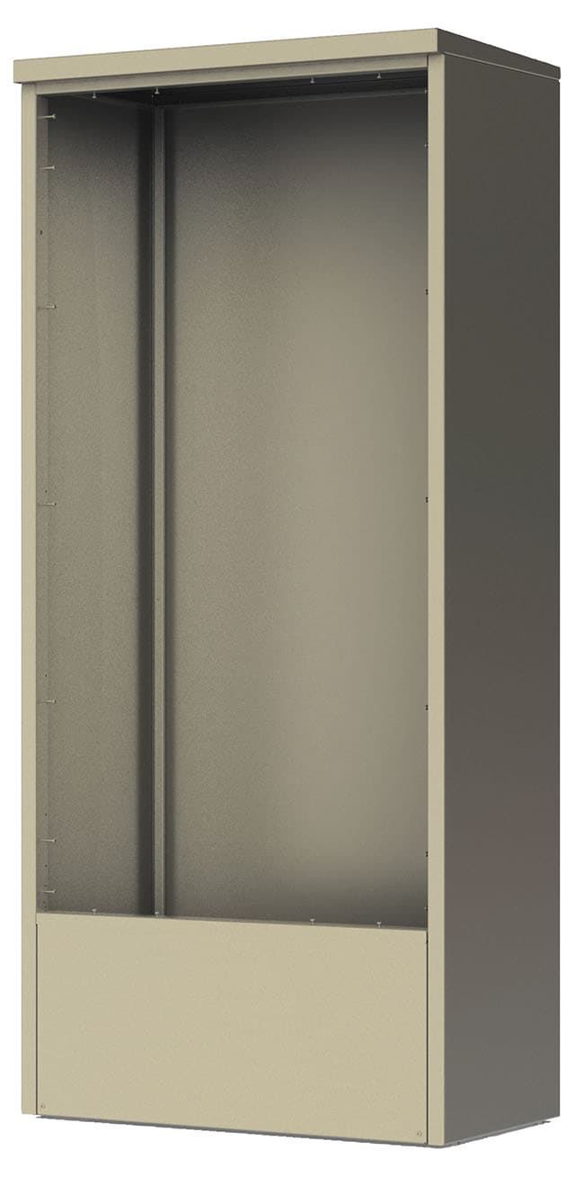 4C Depot Cabinet - accommodates any double column Max height 4C unit - DEP16D - Select Commercial Mailboxes
