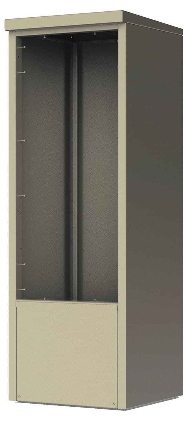 4C Depot Cabinet - accommodates any single column ADA Max high 4C unit - DEPADS - Select Commercial Mailboxes