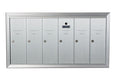 Standard 6 Door Vertical Mailbox Unit - Front Loading and Fully Recessed - 12506HA