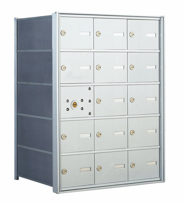 14 Tenant Doors with 1 Master Door Custom Unit - 1400 Series USPS 4B+ Approved Horizontal Replacement Mailbox - Model 140053 - SP - Select Commercial Mailboxes