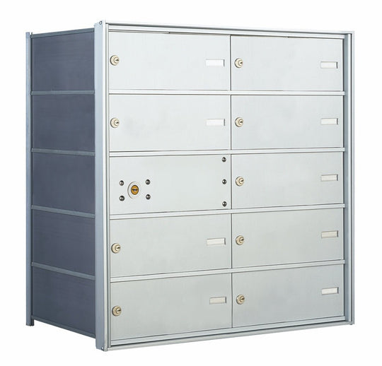 9 Tenant Doors with 1 Master Door - 1400 Series USPS 4B+ Approved Horizontal Replacement Mailbox - Model 140054DA - Select Commercial Mailboxes
