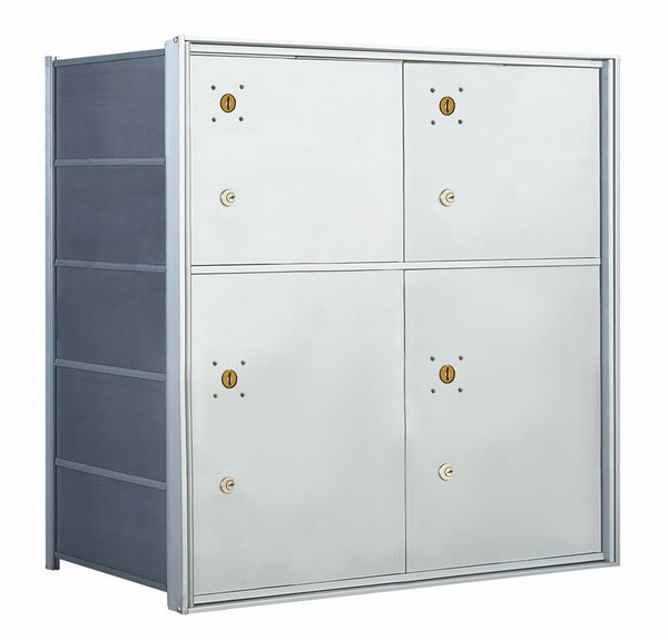 4 Parcel Lockers - 1400 Series USPS 4B+ Approved Horizontal Replacement Mailbox - Model 140054PLA - Select Commercial Mailboxes