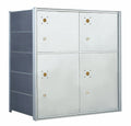 4 Parcel Lockers - 1400 Series USPS 4B+ Approved Horizontal Replacement Mailbox - Model 140054PLA