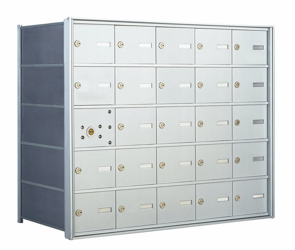 24 Tenant Doors with 1 Master Door - 1400 Series USPS 4B+ Approved Horizontal Replacement Mailbox - Model 140055A - Select Commercial Mailboxes