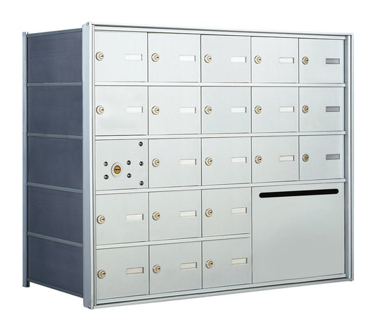 20 Tenant Doors with 1 Master Door and 1 Outgoing Mail Compartment - 1400 Series USPS 4B+ Approved Horizontal Replacement Mailbox - Model 140055OUA - Select Commercial Mailboxes