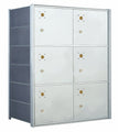 6 Parcel Lockers - 1400 Series USPS 4B+ Approved Horizontal Replacement Mailbox - Model 140064PLA