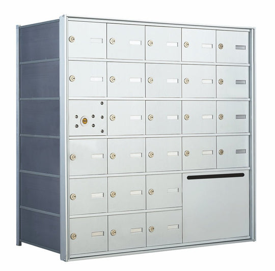 25 Tenant Doors with 1 Master Door and 1 Outgoing Mail Compartment - 1400 Series USPS 4B+ Approved Horizontal Replacement Mailbox - Model 140065OUA - Select Commercial Mailboxes