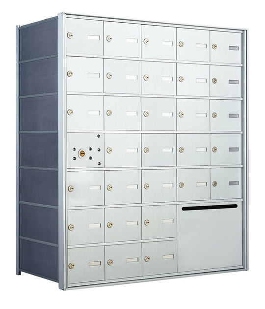 30 Tenant Doors with 1 Master Door and 1 Outgoing Mail Compartment - 1400 Series USPS 4B+ Approved Horizontal Replacement Mailbox - Model 140075OUA - Select Commercial Mailboxes
