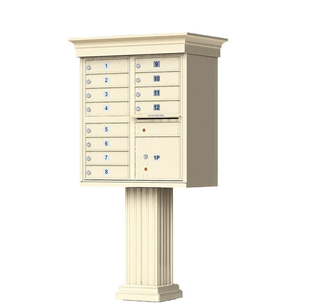 12 Tenant Door Standard Style CBU Mailbox (Pedestal Included) - Type 2 ...