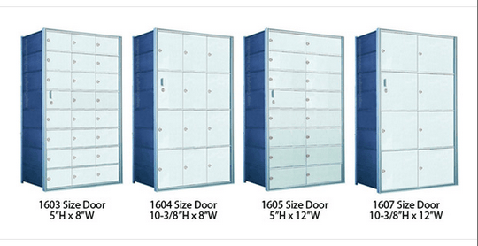 Custom 21 Door Horizontal Mailbox Unit - Front Loading - (20 Useable; 7 High) - 160073 - SP - Select Commercial Mailboxes