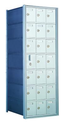 Custom 21 Door Horizontal Mailbox Unit - Front Loading - (20 Useable; 7 High) - 160073 - SP - Select Commercial Mailboxes