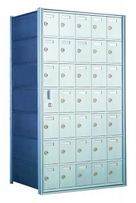 Custom 35 Door Horizontal Mailbox Unit - Front Loading - (34 Useable; 7 High) 160075 - SP - Select Commercial Mailboxes