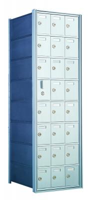 Custom 24 Door Horizontal Mailbox Unit - Front Loading - (23 Useable; 8 High) - 160083 - SP - Select Commercial Mailboxes