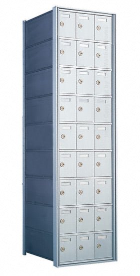 Standard 27 Door 9 High Horizontal Mailbox Unit - Rear Loading - 170093A - Select Commercial Mailboxes