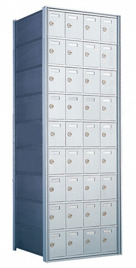 Standard 36 Door 9 High Horizontal Mailbox Unit - Rear Loading - 170094A - Select Commercial Mailboxes