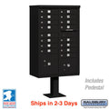 Salsbury 16 Tenant Doors and 2 Parcel Lockers Cluster Box Unit (CBU) Mailbox with USPS Access - Model 3316