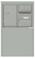 2 Tenant Doors with 1 Parcel Locker and Outgoing Mail Compartment - 4C Depot Mailbox Module - 4C06D-02-D