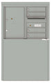 4 Tenant Doors with 1 Parcel Locker and Outgoing Mail Compartment - 4C Depot Mailbox Module - 4C06D-04-D