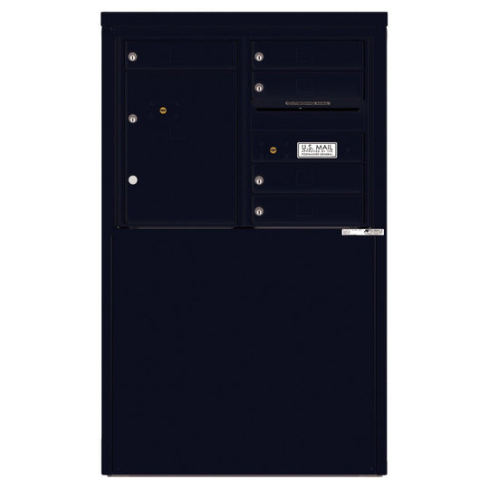 5 Tenant Doors with 1 Parcel Locker and Outgoing Mail Compartment - 4C Depot Mailbox Module - 4C06D - 05 - D - Select Commercial Mailboxes