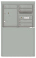 5 Tenant Doors with 1 Parcel Locker and Outgoing Mail Compartment - 4C Depot Mailbox Module - 4C06D-05-D