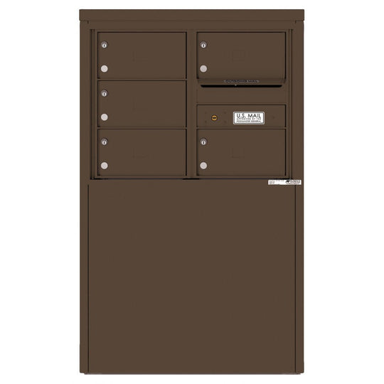 5 Tenant Doors and Outgoing Mail Compartment - 4C Depot Mailbox Module - 4C06D - 05X - D - Select Commercial Mailboxes