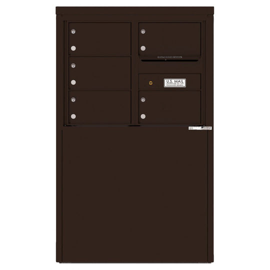 5 Tenant Doors and Outgoing Mail Compartment - 4C Depot Mailbox Module - 4C06D - 05X - D - Select Commercial Mailboxes