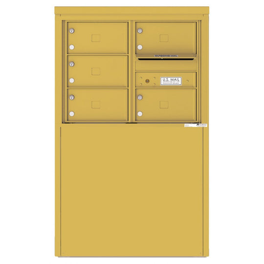 5 Tenant Doors and Outgoing Mail Compartment - 4C Depot Mailbox Module - 4C06D - 05X - D - Select Commercial Mailboxes