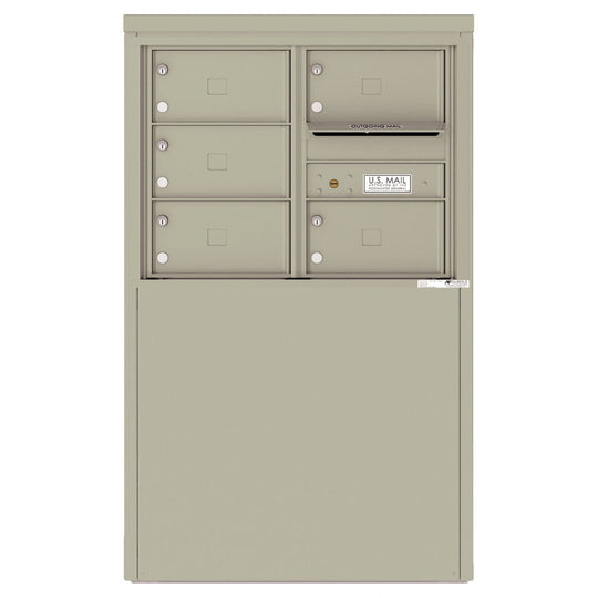 5 Tenant Doors and Outgoing Mail Compartment - 4C Depot Mailbox Module - 4C06D - 05X - D - Select Commercial Mailboxes
