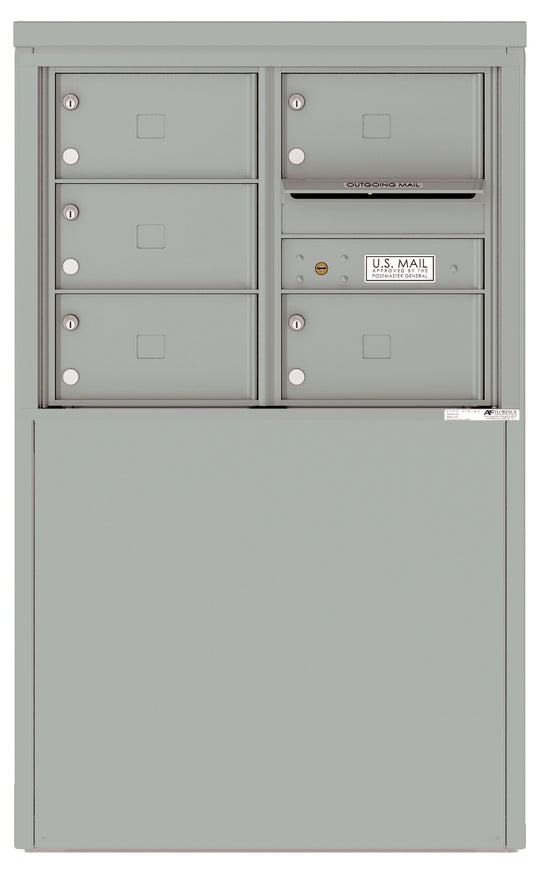 5 Tenant Doors and Outgoing Mail Compartment - 4C Depot Mailbox Module - 4C06D - 05X - D - Select Commercial Mailboxes