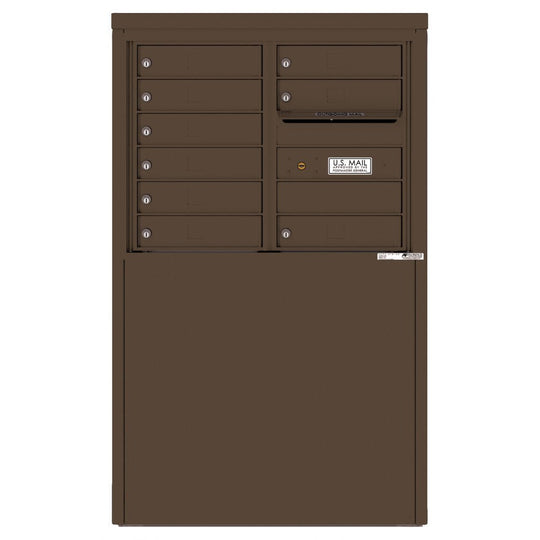9 Tenant Doors and Outgoing Mail Compartment - 4C Depot Mailbox Module - 4C06D - 09 - D - Select Commercial Mailboxes