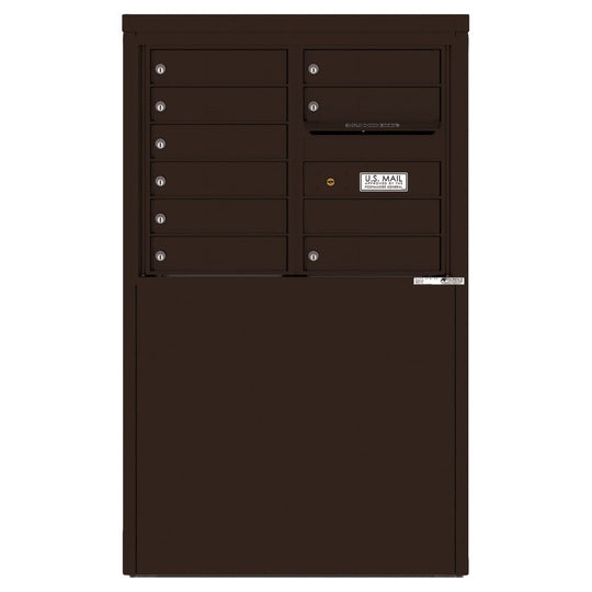 9 Tenant Doors and Outgoing Mail Compartment - 4C Depot Mailbox Module - 4C06D - 09 - D - Select Commercial Mailboxes