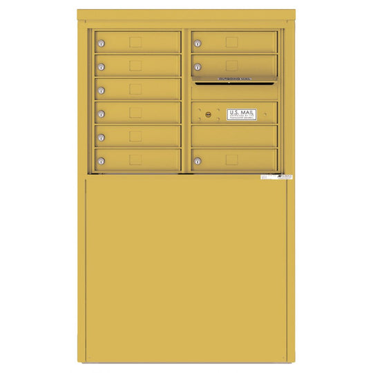 9 Tenant Doors and Outgoing Mail Compartment - 4C Depot Mailbox Module - 4C06D - 09 - D - Select Commercial Mailboxes