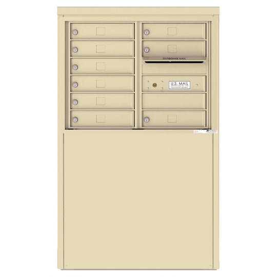 9 Tenant Doors and Outgoing Mail Compartment - 4C Depot Mailbox Module - 4C06D - 09 - D - Select Commercial Mailboxes
