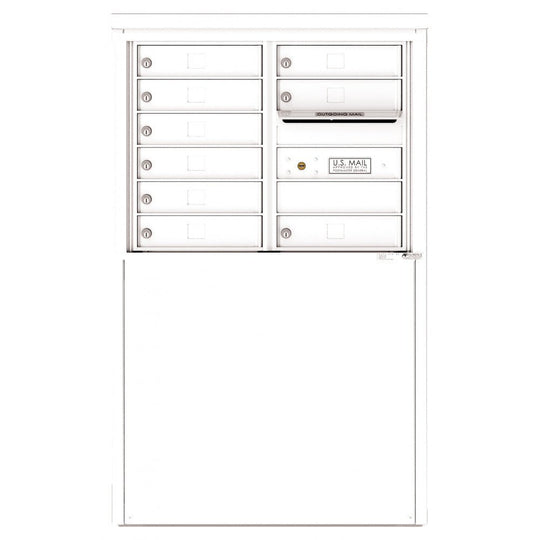 9 Tenant Doors and Outgoing Mail Compartment - 4C Depot Mailbox Module - 4C06D - 09 - D - Select Commercial Mailboxes