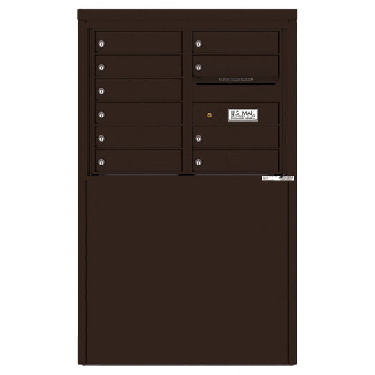 10 Tenant Doors and Outgoing Mail Compartment - 4C Depot Mailbox Module - 4C06D - 10 - D - Select Commercial Mailboxes