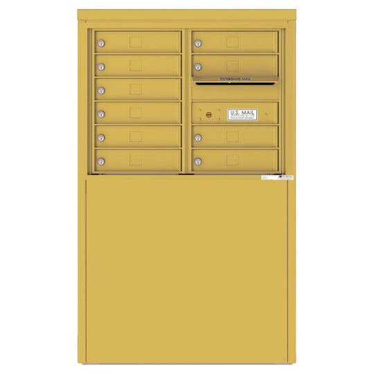 10 Tenant Doors and Outgoing Mail Compartment - 4C Depot Mailbox Module - 4C06D - 10 - D - Select Commercial Mailboxes