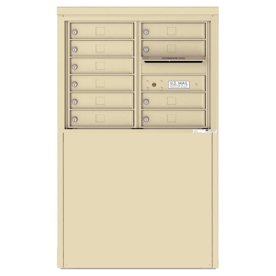 10 Tenant Doors and Outgoing Mail Compartment - 4C Depot Mailbox Module - 4C06D - 10 - D - Select Commercial Mailboxes