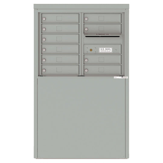 10 Tenant Doors and Outgoing Mail Compartment - 4C Depot Mailbox Module - 4C06D - 10 - D - Select Commercial Mailboxes