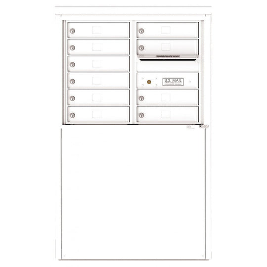10 Tenant Doors and Outgoing Mail Compartment - 4C Depot Mailbox Module - 4C06D - 10 - D - Select Commercial Mailboxes