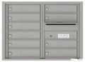 10 Tenant Doors with Outgoing Mail Compartment - 4C Wall Mount 6-High Mailboxes USPS Approved - 4C06D-10