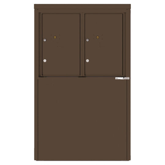 2 Parcel Lockers - 4C Depot Mailbox Module - 4C06D - 2P - D - Select Commercial Mailboxes