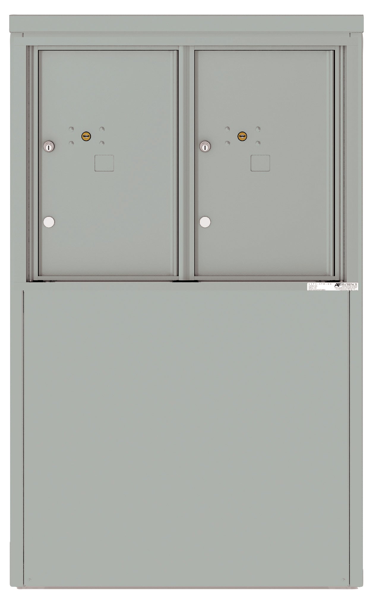 2 Parcel Lockers - 4C Depot Mailbox Module - 4C06D-2P-D