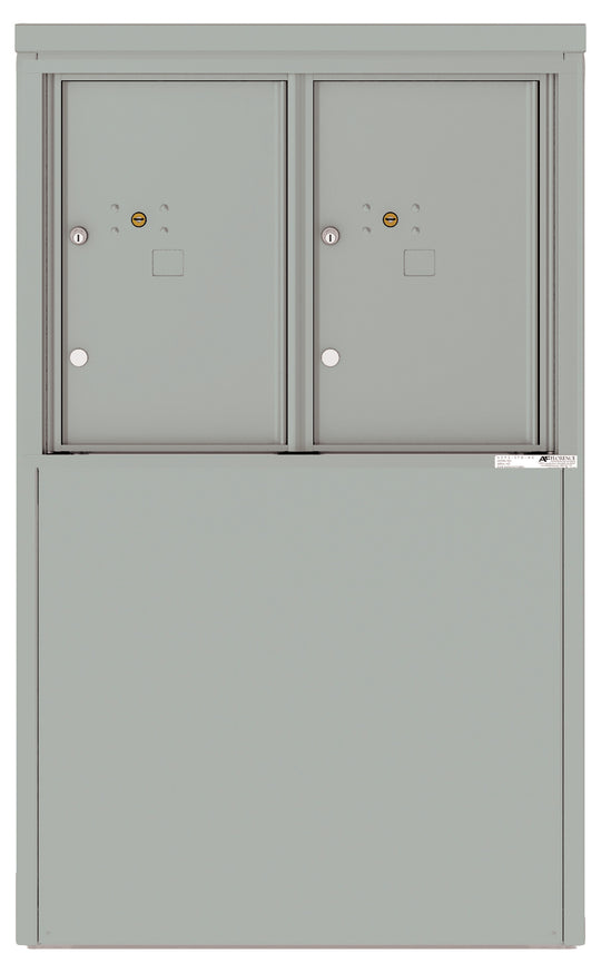 2 Parcel Lockers - 4C Depot Mailbox Module - 4C06D - 2P - D - Select Commercial Mailboxes