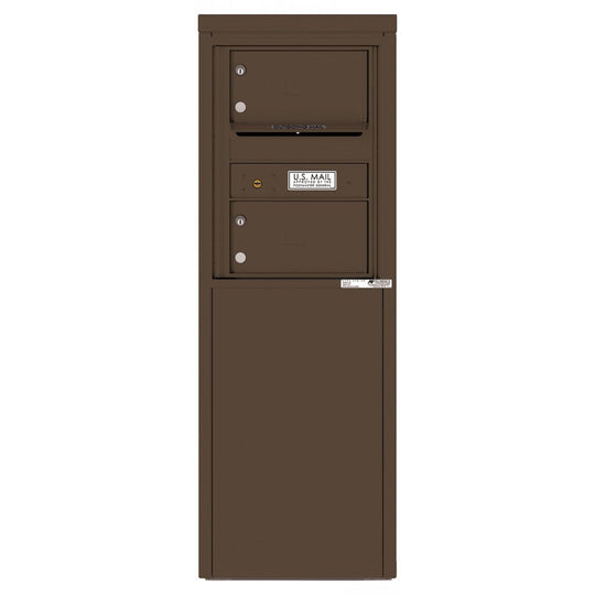 2 Tenant Doors with one Outgoing Mail Compartment - 4C Depot Mailbox Module - 4C06S - 02 - D - Select Commercial Mailboxes