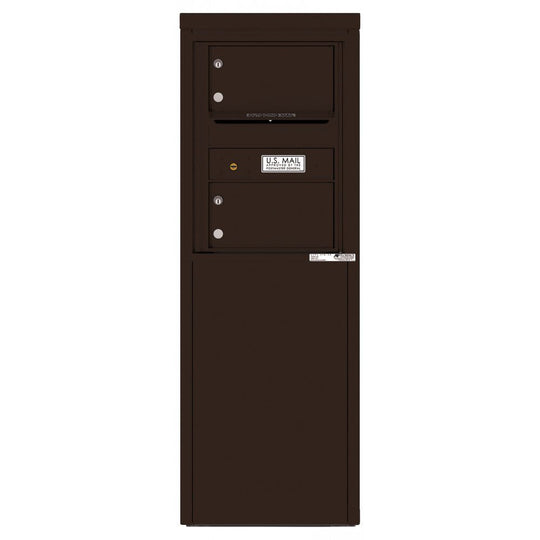 2 Tenant Doors with one Outgoing Mail Compartment - 4C Depot Mailbox Module - 4C06S - 02 - D - Select Commercial Mailboxes