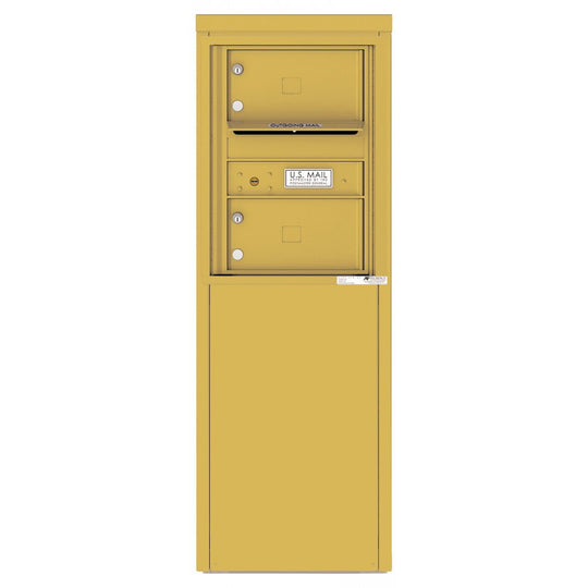 2 Tenant Doors with one Outgoing Mail Compartment - 4C Depot Mailbox Module - 4C06S - 02 - D - Select Commercial Mailboxes