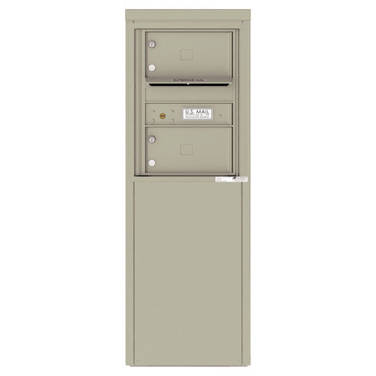 2 Tenant Doors with one Outgoing Mail Compartment - 4C Depot Mailbox Module - 4C06S - 02 - D - Select Commercial Mailboxes