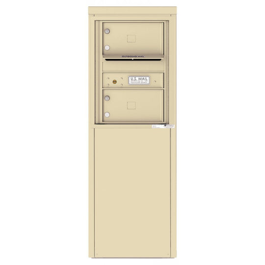 2 Tenant Doors with one Outgoing Mail Compartment - 4C Depot Mailbox Module - 4C06S - 02 - D - Select Commercial Mailboxes